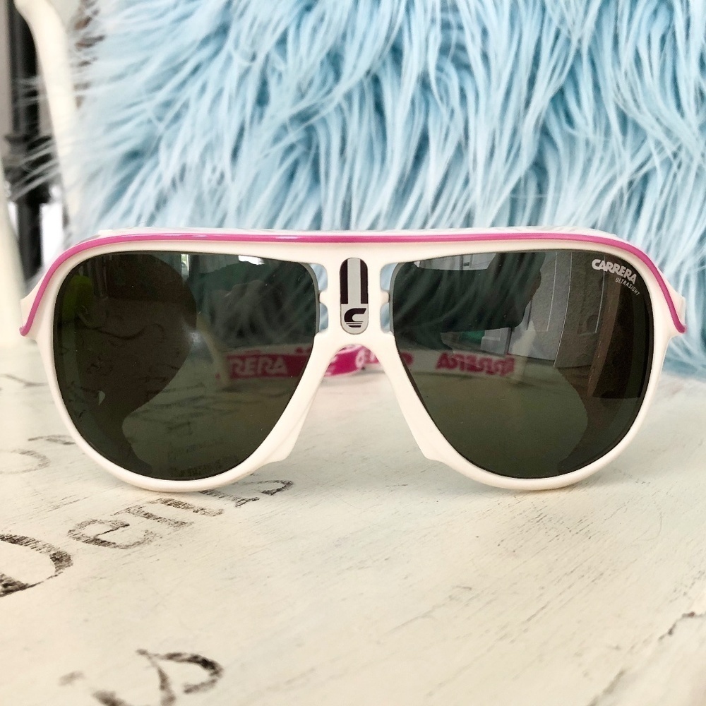 Carrera, Vintage, 1980s, Glacier, Sunglasses, Ski Glasses, Austria, W/ Case RARE